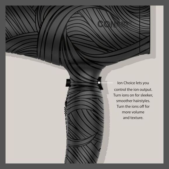 Conair -  The Curl Collective Ceramic Ionic Hair Drye Black - Picture 4 of 11